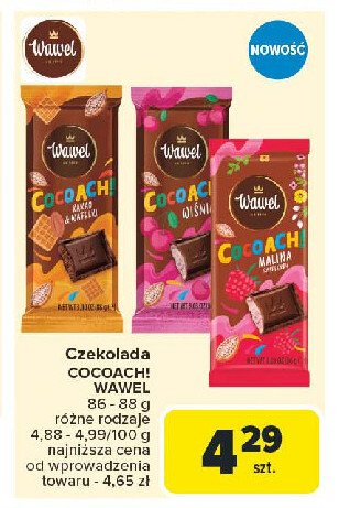 Czekolada malina Wawel cocoach ! promocja