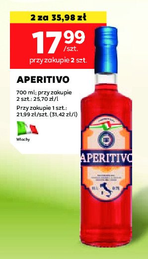 Vermouth APERITIVO promocja w Stokrotka