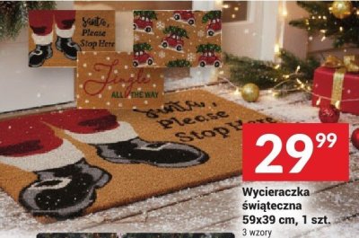 Wycieraczka świąteczna 59x39 cm promocja w Twój Market