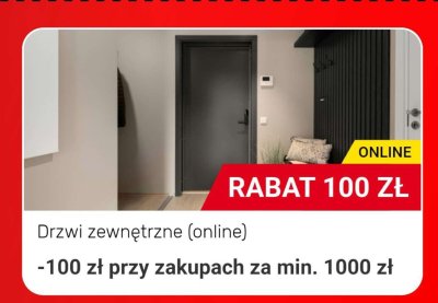 Drzwi zewnętrzne promocja w Bricomarche