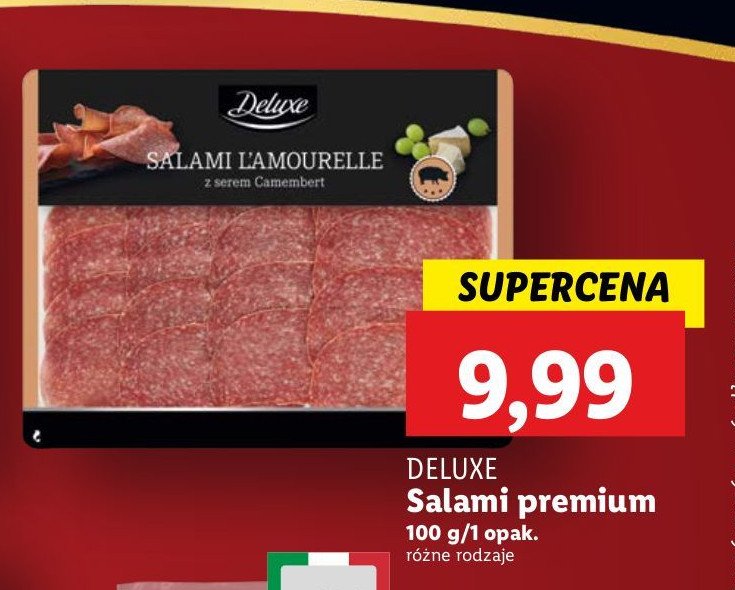 Salami z serem camembert ze szlachetną pleśnią Deluxe promocja