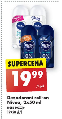 Antyperspirant Nivea fresh energy promocja w Super-Pharm