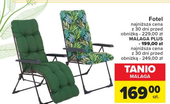 Fotel malaga plus promocja w Carrefour