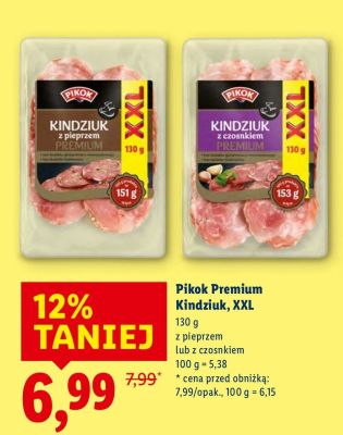Kindziuk, XXL z pieprzem  promocja w Lidl