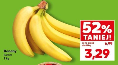 Banany luzem promocja w Kaufland