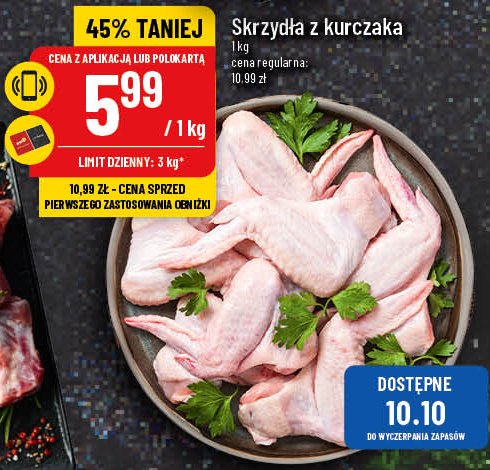 Skrzydło z kurczaka promocja w POLOmarket