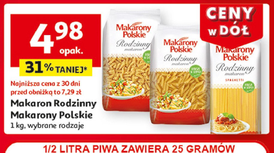 Makaron świderki Makarony polskie promocja