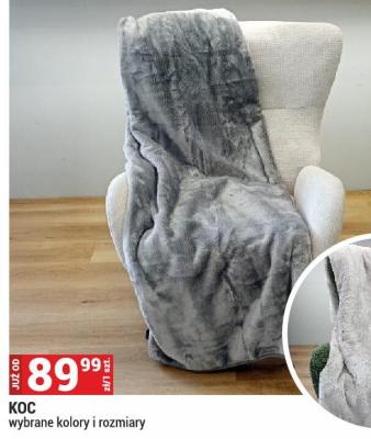 Koc mooky 150 x 200 cm promocja w Merkury Market