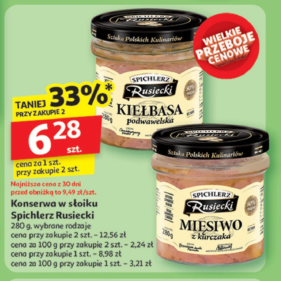 Mięsiwo z kurczaka Spichlerz rusiecki promocja w Auchan