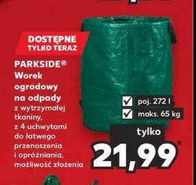 Worek ogrodowy 272 l Parkside promocja