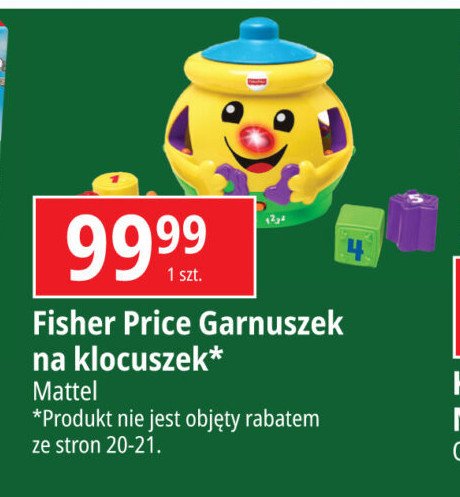 Wesoły garnuszek na klocuszek Mattel promocja w Leclerc