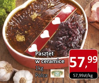 Pasztet w ceramice 1kg promocja w Market Point