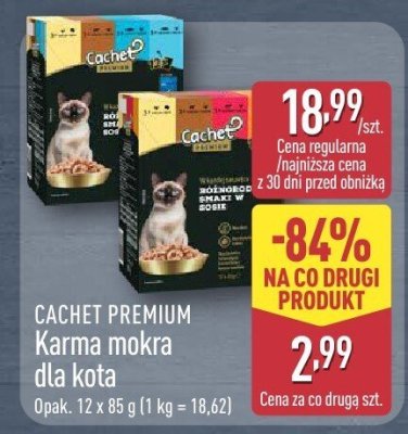 Karma mokra dla kota promocja w Aldi