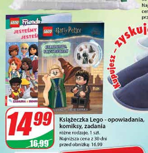 Zadanie naklejanie Lego friends promocja