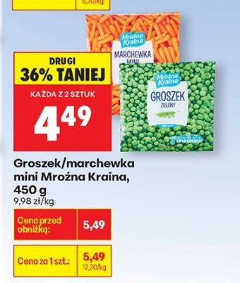 Groszek 450 g promocja w Biedronka