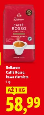 Kawa Bellarom Caffe Rosso, kawa ziarnista promocja w Lidl