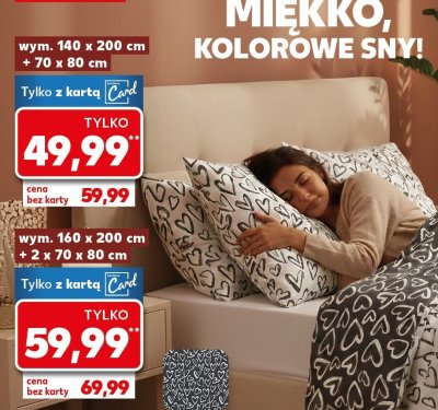 Pościel dwustronna promocja w Kaufland