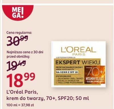 Krem do twarzy promocja w Rossmann