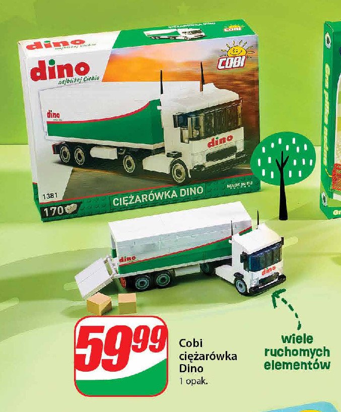 Ciężarówkacobi promocja w Dino