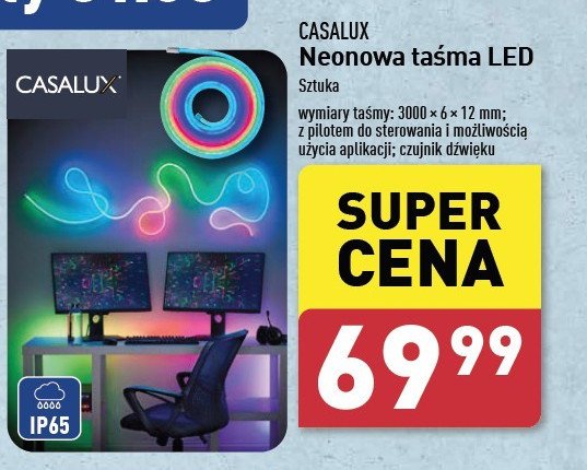 Neonowa taśma led Casalux promocja