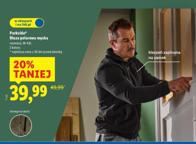 Bluza polarowa męska promocja w Lidl