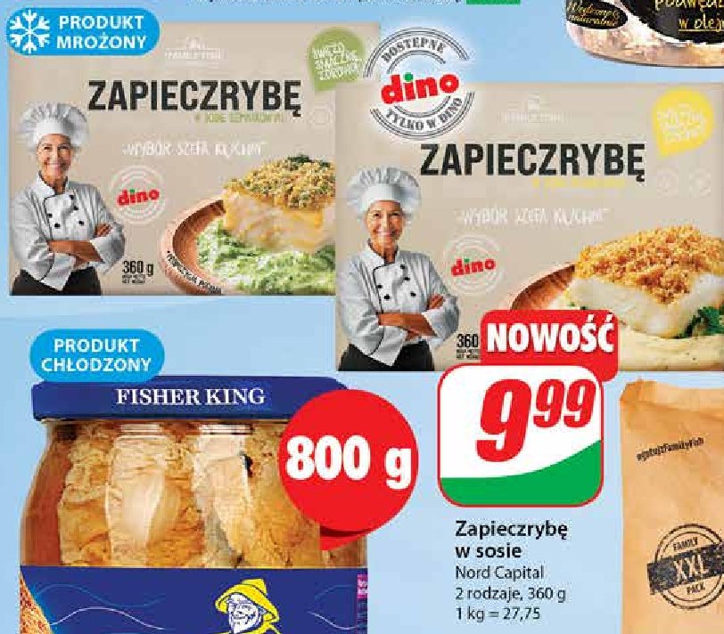 Zapiecz rybę w sosie szpinakowym Nord capital promocja