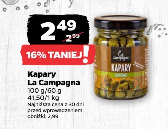 Kapary La campagna promocja