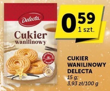 Cukier wanilinowy Delecta promocja w Groszek