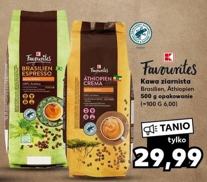 Kawa brasilien espresso K-classic favourites promocja