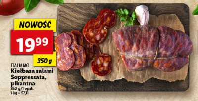 Kiełbasa salami soppressata pikantna Italiamo promocja