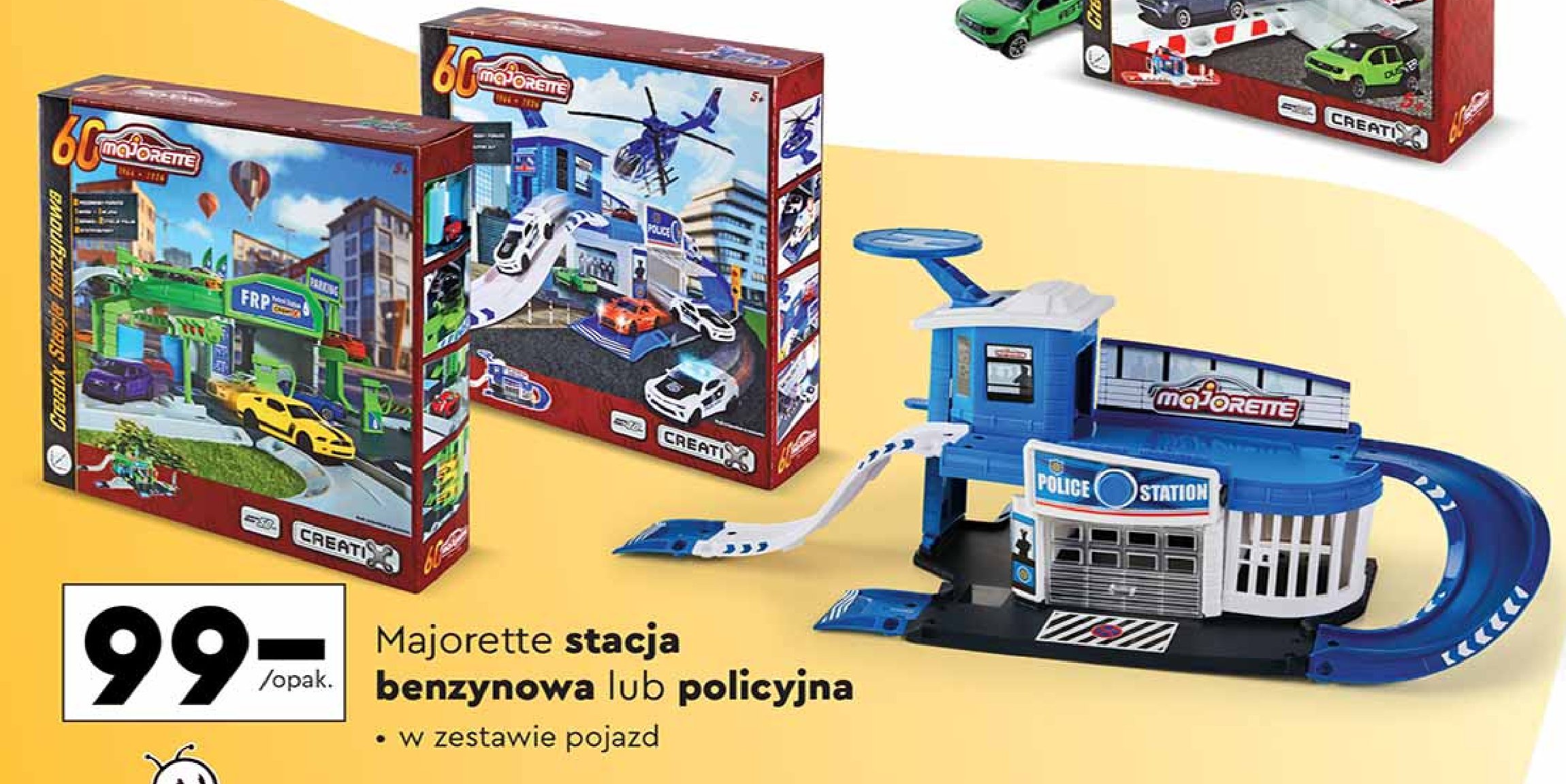 Stacja benzynowa Majorette promocja