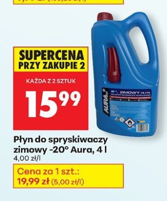 Płyn do spryskiwaczy zimowy -20 st.  promocja w Biedronka
