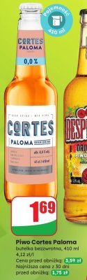 Piwo Cortes Paloma promocja w Dino