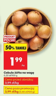 Cebula promocja w Biedronka