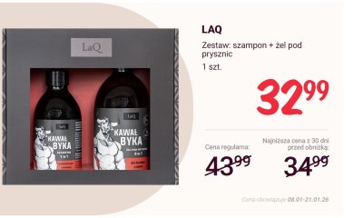 Zestaw: szampon + żel pod prysznic Kawał Byka promocja w Rossmann