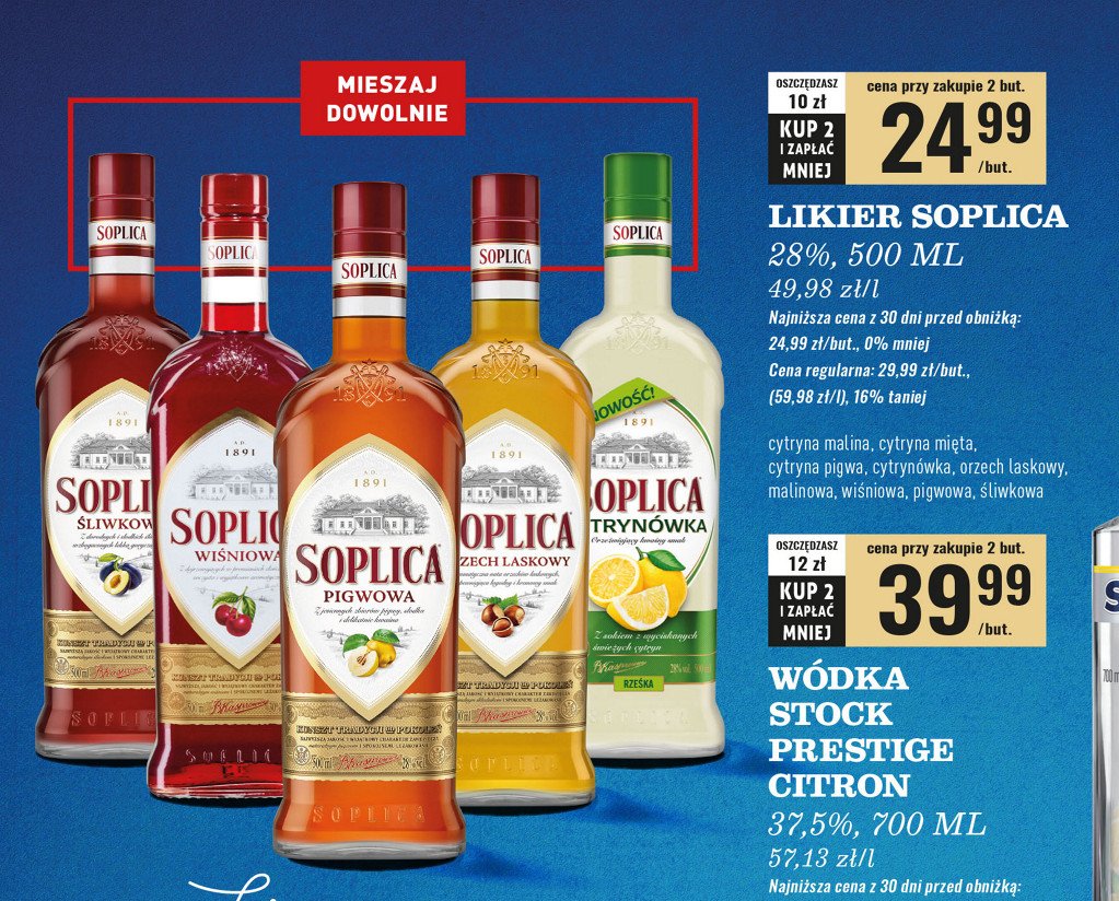 Wódka Soplica wiśniowa promocja w Biedronka