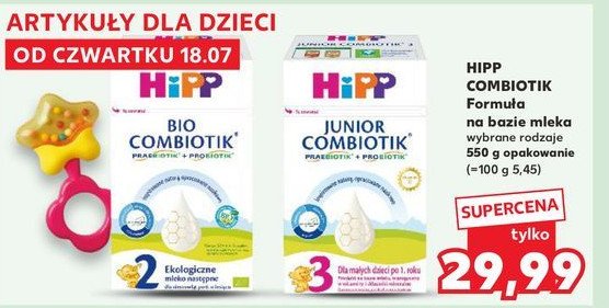 Mleko 3 HIPP BIO COMBIOTIK promocja