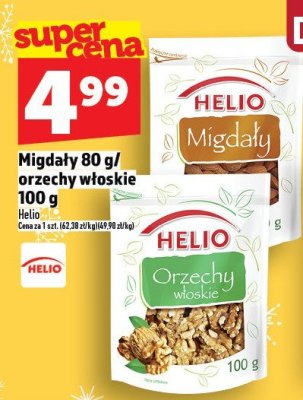 Migdały Helio 80 g promocja w TOPAZ
