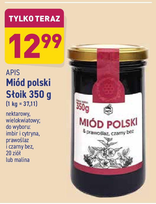Miód polski 20 ziół Apis miody polskie promocja