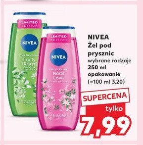 Żel pod prysznic fruity delight Nivea promocja