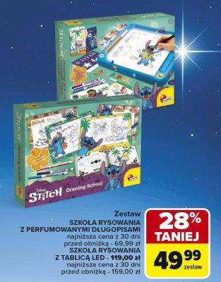Projektor szkoła rysowania STITCH promocja w Carrefour
