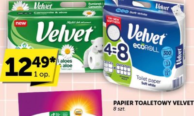 Papier toaletowy Velvet promocja w Groszek