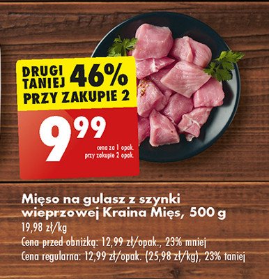 Mięso na gulasz z szynki Kraina mięs promocja