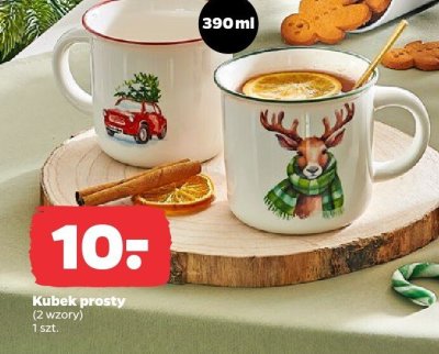 Kubek prosty 390 ml 2 wzory promocja w Netto