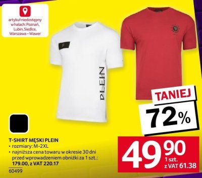 T-shirt męski PLEIN promocja w Selgros