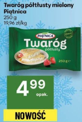 Twaróg półtłusty mielony Piątnica promocja w Delikatesy Centrum