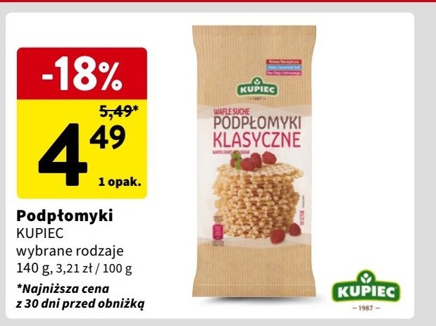 Podpłomyki z cukrem Kupiec promocja w Intermarche