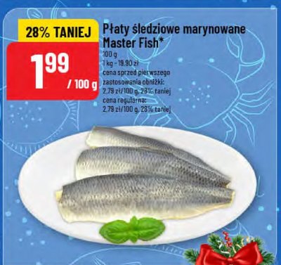 Płaty śledziowe marynowane Master Fish promocja w POLOmarket