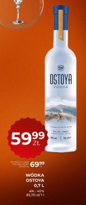 Wódka Ostoya 0,7L promocja w Duży Ben
