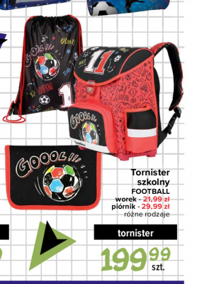 Tornister football promocja